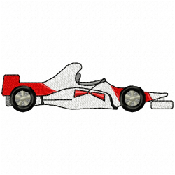 Race Cars Embroidery Design 4